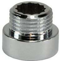 Riko verlengkoppeling 1/2" x 10 mm chroom - thumbnail