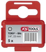 KS Tools 911.2289 9112289 Torx-bit TB 20 Speciaal staal Vernikkeld C 6.3 5 stuk(s) - thumbnail