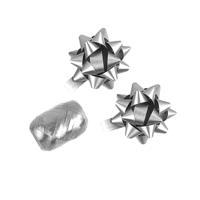 Polyband combi set zilver 1 ei 2 rozetten | 25 stuks - thumbnail