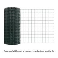 VidaXL Euro hek groen 0,8 x 10 m pvc-gecoat ijzer - thumbnail