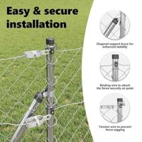 VidaXL Afrasteringspaal zilver 25 x 0,8 m (60 x 60 mm gaas) staal - thumbnail