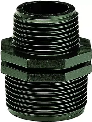 Nippel 2x buitenschr.dr. 1inch1/2