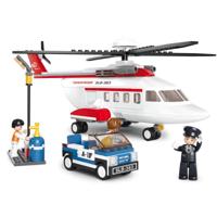 Sluban Helikopter Bouwdoos - thumbnail