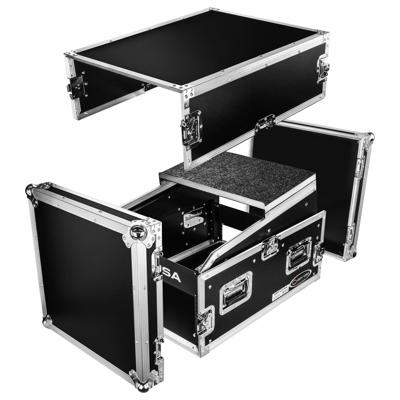 Odyssey FZGS1404 Pro Combo Rack Case met laptopplatform