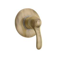 Douchekraan Inbouw Sapho Kirké Mengkraan Afbouwdeel 1-weg Brons (incl. inbouwdeel) - thumbnail