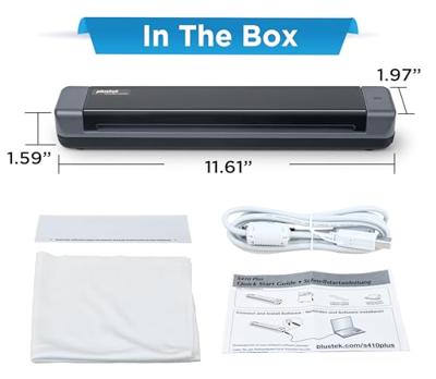 Plustek MobileOffice S410 Plus Documentscanner 216 x 914 mm 600 x 600 dpi 6 pag./min. USB-A 2.0