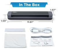 Plustek MobileOffice S410 Plus Documentscanner 216 x 914 mm 600 x 600 dpi 6 pag./min. USB-A 2.0 - thumbnail
