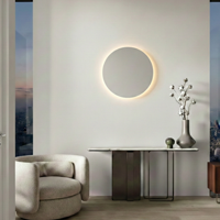 Lyora Design wandlampAlida chroom Ø 50cm - 9580605 - thumbnail