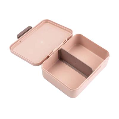 Done By Deer broodtrommel met vakken - roze