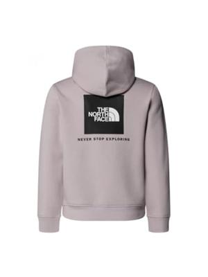 The North Face Redbox Regular Hoodie Trui Kinderen Moonstone Grey XL The North Face Redbox Regular Hoodie Trui Kinderen Moonstone Grey XL