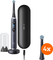 Oral-B iO - 9n Zwart Powered By Braun + 4 borstels - thumbnail