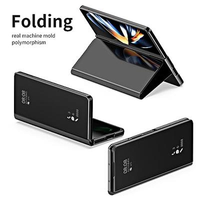 Lunso - Samsung Galaxy Z Fold5 - Window view cover hoes - Zwart