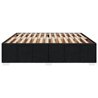 Bedframe zonder matras stof zwart 180x200 cm - thumbnail