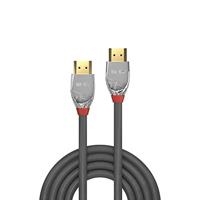 LINDY 37870 HDMI-kabel HDMI Aansluitkabel HDMI-A-stekker, HDMI-A-stekker 0.50 m Grijs 4K UHD - thumbnail