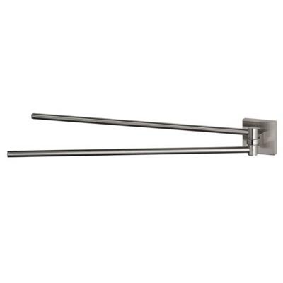 Haceka Mezzo Dubbele Handdoekhouder 5,3x40,4x5,3 cm RVS-Look Haceka Mezzo Dubbele Handdoekhouder 5,3x40,4x5,3 cm RVS-Look
