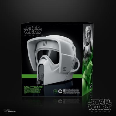 Premium Scout Trooper elektronische headset, geluidseffecten, Star Wars: Return of the Jedi, voor volwassenen, Star Wars The Black Series