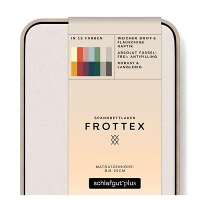 Schlafgut Schlafgut Badstof Hoeslaken XL - 180x200 - 200x200 744 Sand Light