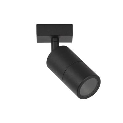 Richtbare wandspot Juno 1 zwart