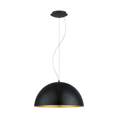 Eglo HanglampGaetano 1 53cm zwart - goud - 94936