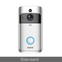 EKEN V5 Smart Phone Call visuele opname Video deurbel nacht visie Wireless WiFi beveiliging Home Monitor Intercom deurbel standaard - thumbnail