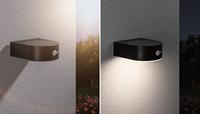 Paulmann 94570 Eileen Wandlamp op zonne-energie Energielabel: A (A - G) 5.5 W Warmwit Zwart - thumbnail
