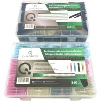 Quadrios 2107C407 Stootverbinder 0.3 mm² 6 mm² Volledig geïsoleerd Zwart, Transparant 1140 stuk(s) - thumbnail