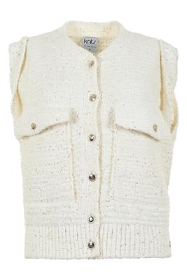Maicazz Remi Wi25.65.204 Vest Offwhite Gold