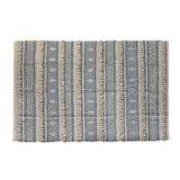 Tapijt DKD Home Decor 230 x 160 x 2 cm Blauw Katoen Wit Boho - thumbnail