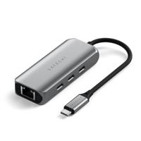 Satechi 4-in-1 USB-C hub with ethernet (2.5 Gb) - Space Grey - thumbnail