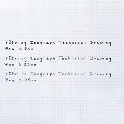 Rotring college set van 9 Isograph 0,25 mm/ 0,35 mm/ 0,5 mm Rotring college set van 9 Isograph 0,25 mm/ 0,35 mm/ 0,5 mm