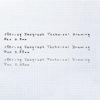 Rotring college set van 9 Isograph 0,25 mm/ 0,35 mm/ 0,5 mm - thumbnail