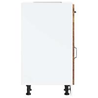 Keuken onderkast "Porto" bewerkt hout oud houtkleurig - thumbnail