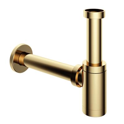 Fontein Sifon Hotbath Cobber Rond Gepolijst Messing Living Colours