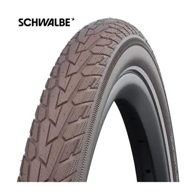 SCHWALBE 28x2.00 (50-622) road cruiser plus donkerbruin (coffee) reflex draad 11159505 SCHWALBE 28x2.00 (50-622) road cruiser plus donkerbruin (coffee) reflex draad 11159505