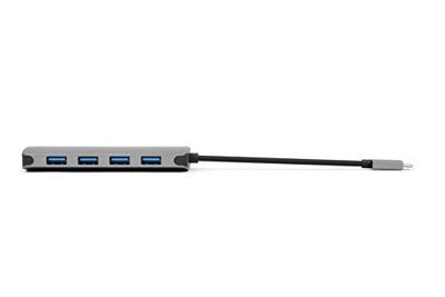 Sitecom CN-383 USB-C Hub 4-poort | USB-C mannelijk naar 4x USB 3.0 vrouwelijke poorten - Aluminium Hub