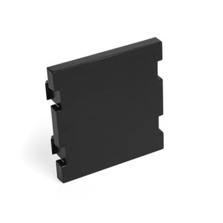 Leviton 41292-2BE 2 Eenheid Hoge Lege MOS Module, Zwart