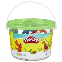 Otto Simon Play-doh dough emmertje met 3 potjes klei en strand vormen - thumbnail