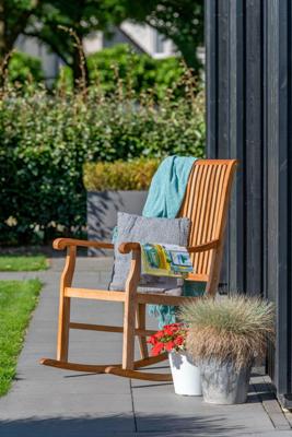 Relax 1-zits teaken schommel tuinbank