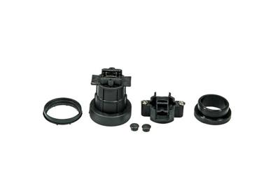 Lamphouder voor prikkabel 100 stuks zwart E27 IP44 fitting