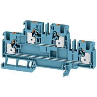 Weidmüller 2540040000 Doorgangsklem 2-etages 6.10 mm Push-In-klem Blauw 50 stuk(s) Piece - thumbnail