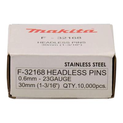 Makita F-32168 Pin 30mm RVS Makita F-32168 Pin 30mm RVS