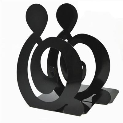 2 stuks boek bezel boek metalen boek staan bladwijzer notitieboek stand (zwarte Treble)