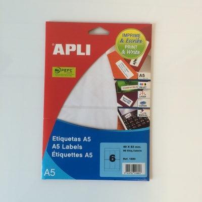 Apli mapje permanent 49x82 mm 90 stuks