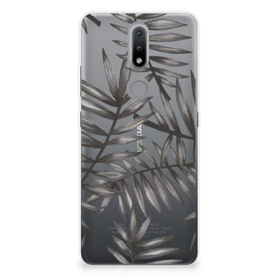 Nokia 2.4 | TPU Case | Leaves Grey Nokia 2.4 | TPU Case | Leaves Grey