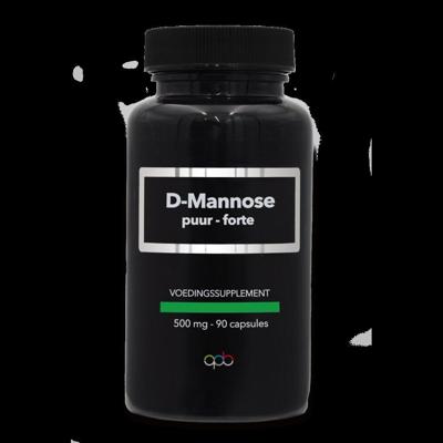 APB Holland D-Mannose puur forte 500mg 90 Vegetarische capsules