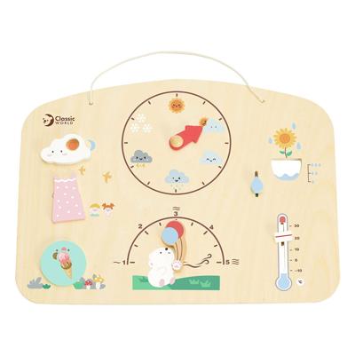 Classic World world houten weermeter