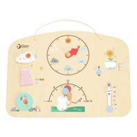 Classic World world houten weermeter - thumbnail