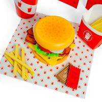Bigjigs houten burger- en frietset, 48dlg. - thumbnail