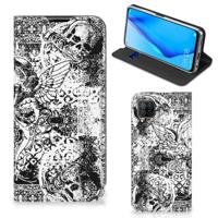 Mobiel BookCase Huawei P40 Lite Skulls Angel - thumbnail