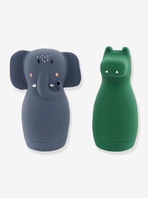 Trixie badspeelgoed squeezy dieren - mrs. elephant & mr crocodile Trixie badspeelgoed squeezy dieren - mrs. elephant & mr crocodile